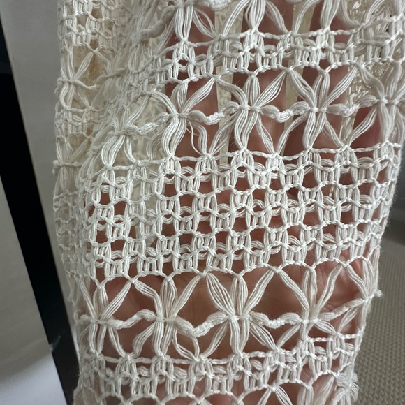 Crochet cotton maxi dress summer - Picture 2 of 7